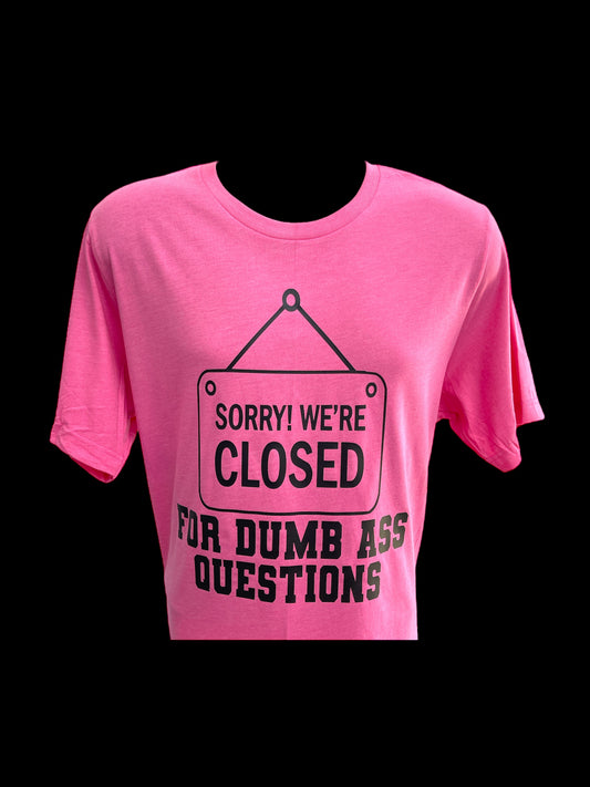 Sorry We’re Closed